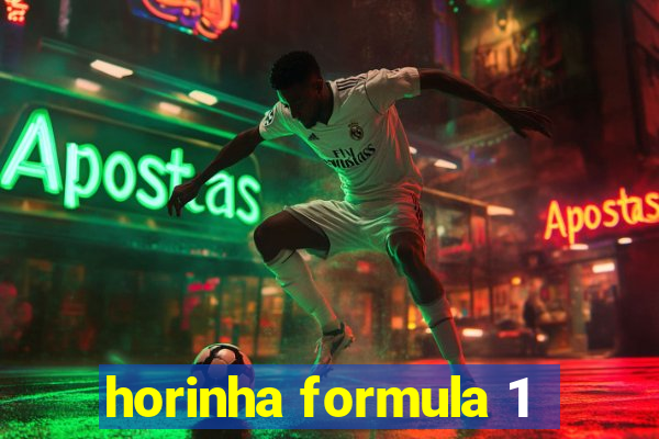 horinha formula 1